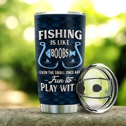 Fishing Fun Stainless Steel Cup