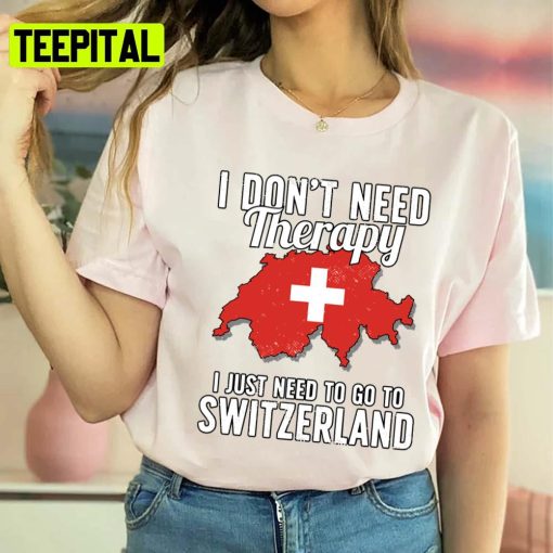 Flag I Swiss Souvenirs Switzerland Unisex T-Shirt