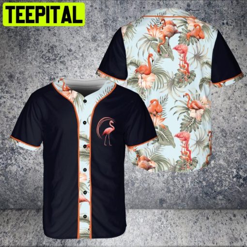 Flamigo Hawaii Floral Lover BaseBall Jersey 3D Unisex