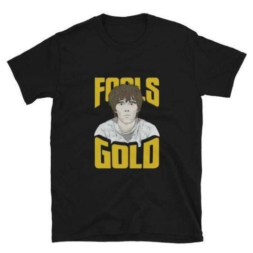 Fools Gold Stone Roses Ian Brown Inspired T-Shirt