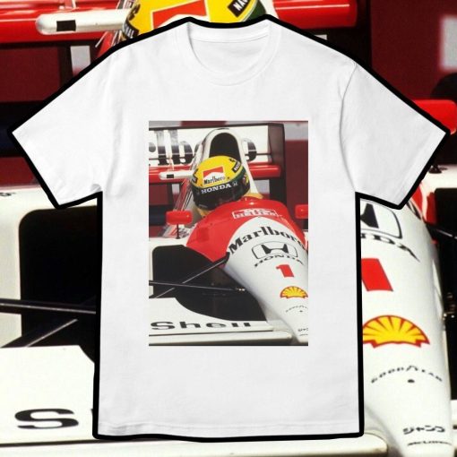 Formula 1 2022 Ayrton Senna F1 80s 90s Ferrari Marlboro World Champion Senna Unisex T-Shirt