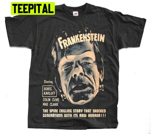 Frankenstein Horror Poster Trending Unisex Shirt