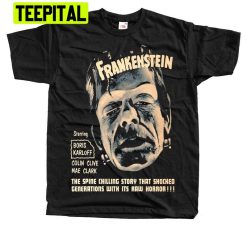 Frankenstein Horror Poster Trending Unisex Shirt