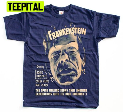 Frankenstein Horror Poster Trending Unisex Shirt