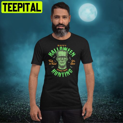 Frankenstein Scared Night Halloween Party Trending Unisex Shirt