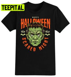 Frankenstein Scared Night Halloween Trending Unisex Shirt