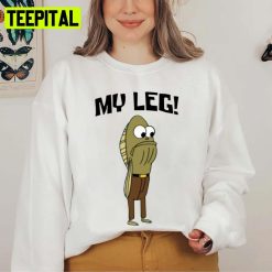 Fred The Fish My Leg Spongebob Squarepants Unisex Sweatshirt