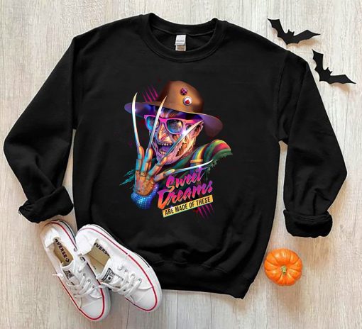 Freddy Krueger Freddy Dreams Nightmare On Elm Street Pumpkin Halloween Unisex Sweatshirt