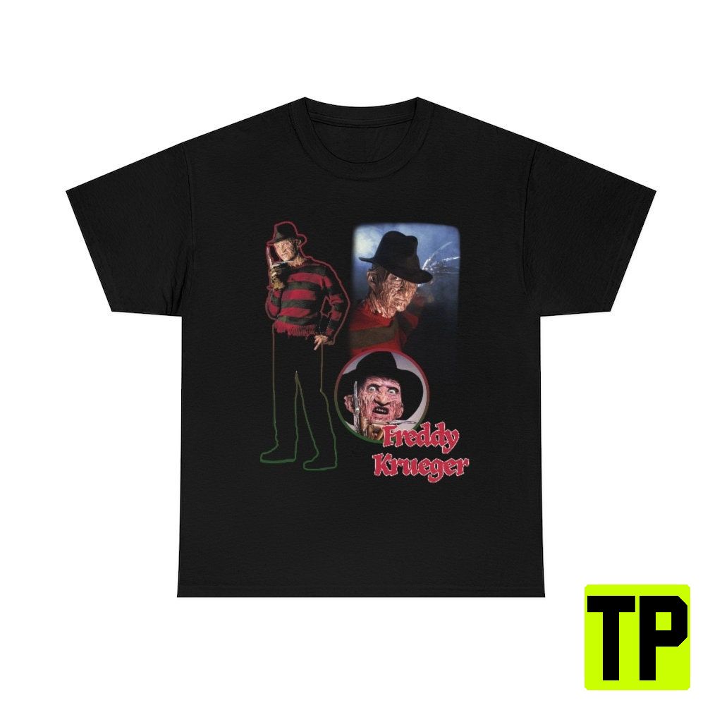Freddy Krueger Nightmare On Elm Street Y2k Styled Horror Movie T Unisex Shirt