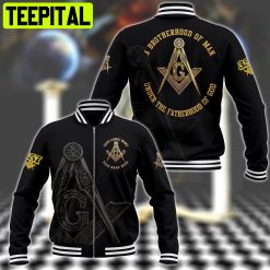 Freemason Hoodie Tshirt Baseball Jacket Custom Logde All Over Printed Trending Baseball Jersey