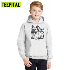 French Bulldog Funny Halloween Illustration Hoodie