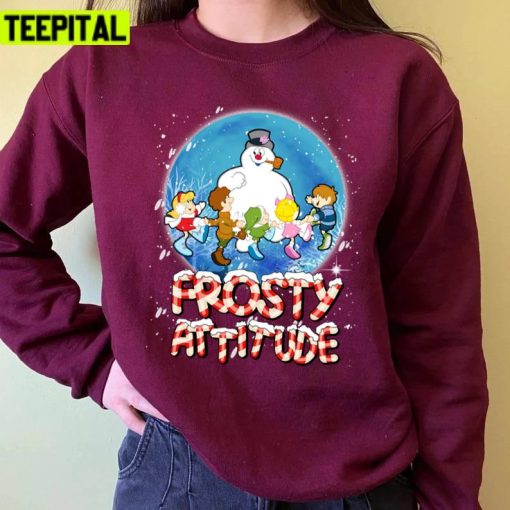 Frosty Attitude Design The Snowman Show Unisex Sweatshirt