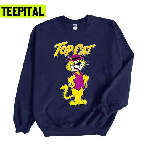 Funny Characters In Cartoon Top Cat Unisex Sweatshirt