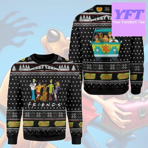 Funny Dog Friends Xmas 3d Ugly Christmas Sweater