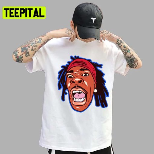 Funny Face Of Busta Rhymes Unisex T-Shirt