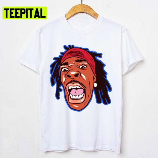 Funny Face Of Busta Rhymes Unisex T-Shirt