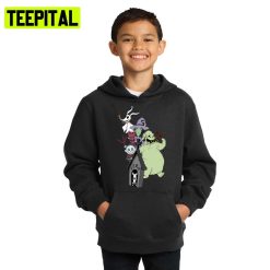 Funny Friend Nightmare Nightmare Before Christmas Halloween Illustration Hoodie