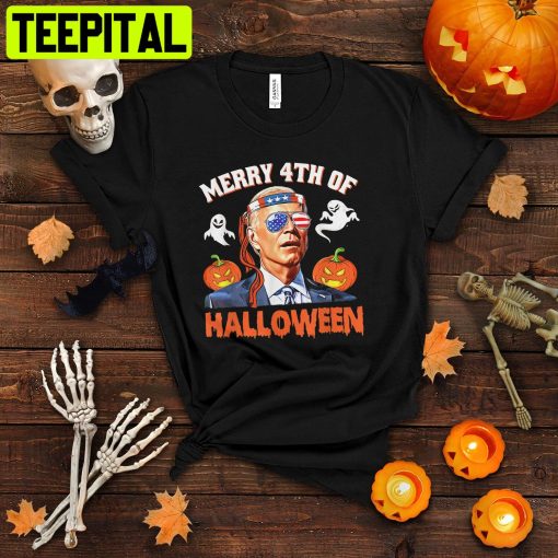 Funny Happy 4th Of July Anti Joe Biden Funny Halloween Trending Unisex Shirt