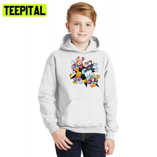 Funny Man X Bomberman Rayman Legends Hoodie