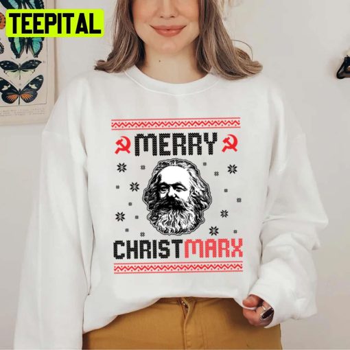 Funny Merry Christmarx Santa Claus 2020 Christmas Unisex Sweatshirt