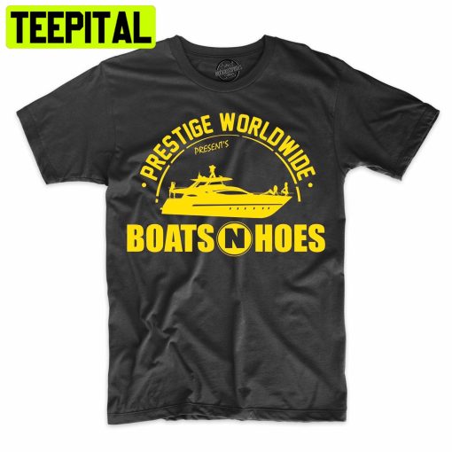 Funny Prestige Worldwide Presents Boats N Hoes Vacation Trending Unisex Shirt