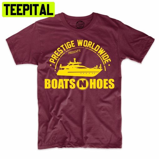 Funny Prestige Worldwide Presents Boats N Hoes Vacation Trending Unisex Shirt