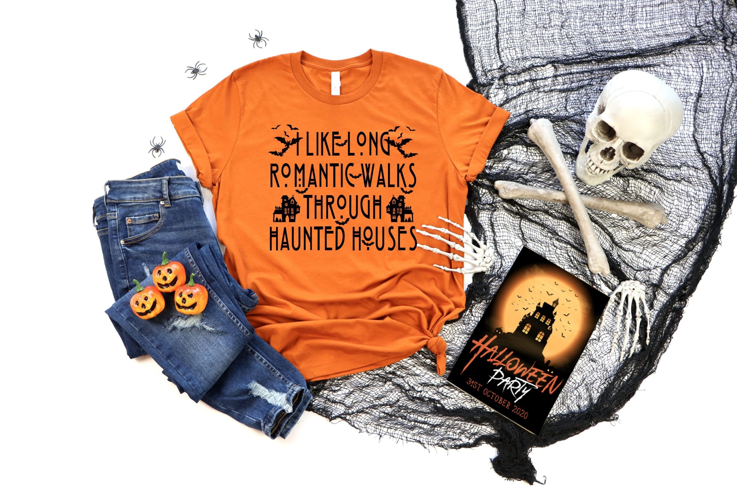 Funny Sarcastic Party Trick Or Treat Kids Vintage Pumpkin Halloween Unisex T-Shirt