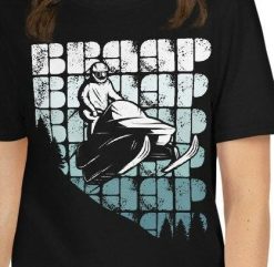 Funny Snowmobile BRAAP Shirt