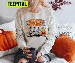 Funny Star Wars Pumpkin HalloweenTrending Unisex Shirt