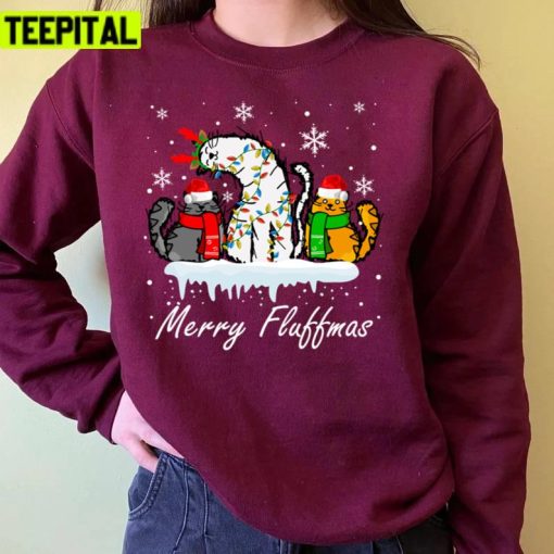 Funny Suad Merry Fluffmas Xmas Art Unisex Sweatshirt