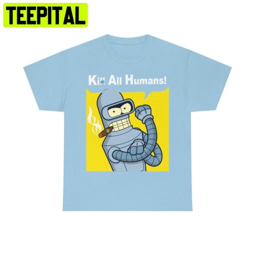 Futurama Save The Planet Kill All Humans Future Sci Fi Cartoon Trending Unisex Shirt