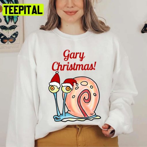 Gary Spongebob Design Christmas Unisex Sweatshirt