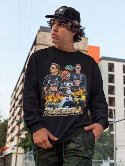 George Russell Racer F1 Grand Prix 2022 Formula 1 Unisex Sweatshirt