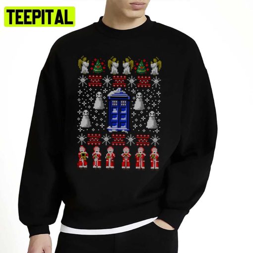 Get Ready For Next Christmas Invasion Ugly Unisex Sweatshirt