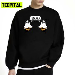 Ghost Boo Bees Pun Halloween Graphic Unisex Sweatshirt