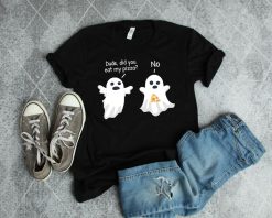 Ghost Pizza Funny Halloween T-Shirt