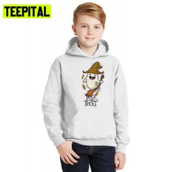 Ghost With Groom Trick Or Treat Halloween Illustration Hoodie