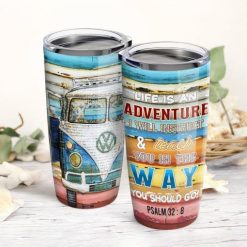 Gifts For Backpackers Camping Life Is An Adventure Stainless Steel Cup