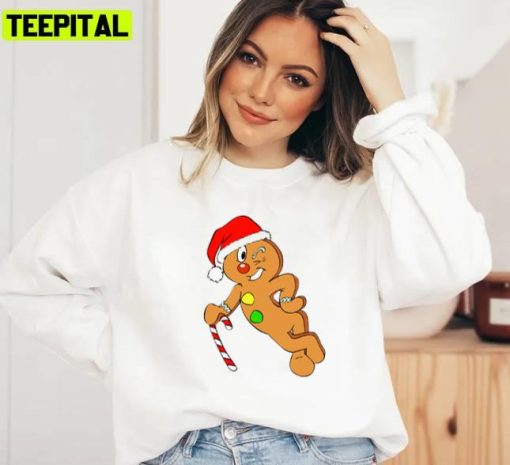 Gingerman Christmas And Candy B? Unisex Sweatshirt