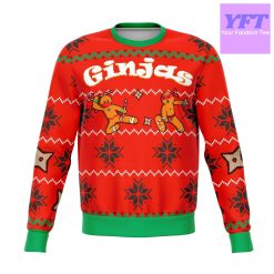 Ginjas Funny Meme 2022 Design 3d Ugly Christmas Sweater