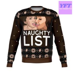 Girls Naughty List Meme 2022 Design 3d Ugly Christmas Sweater