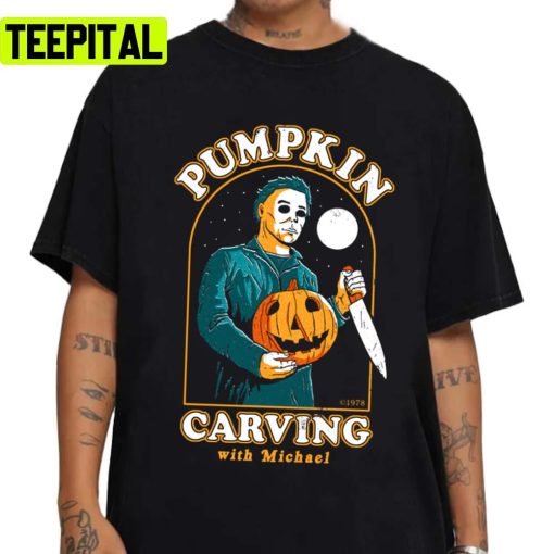 Give Me Candies Carving With Michael Myers Unisex Sweatshirt