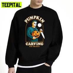 Give Me Candies Carving With Michael Myers Unisex Sweatshirt