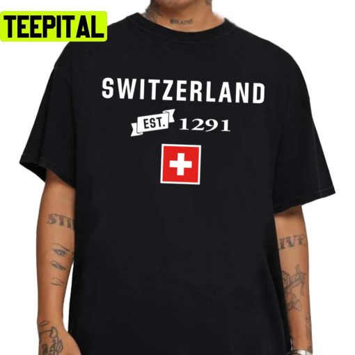 Glag Design Est 1291 Switzerland Design Unisex Sweatshirt