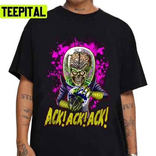 Global In My Hand Mars Art Attacks Halloween Graphic Unisex Sweatshirt