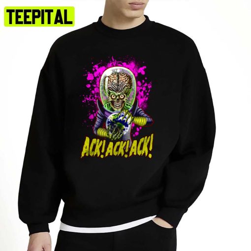 Global In My Hand Mars Art Attacks Halloween Graphic Unisex Sweatshirt