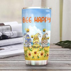 Gnome Bee Happy Stainless Steel Cup