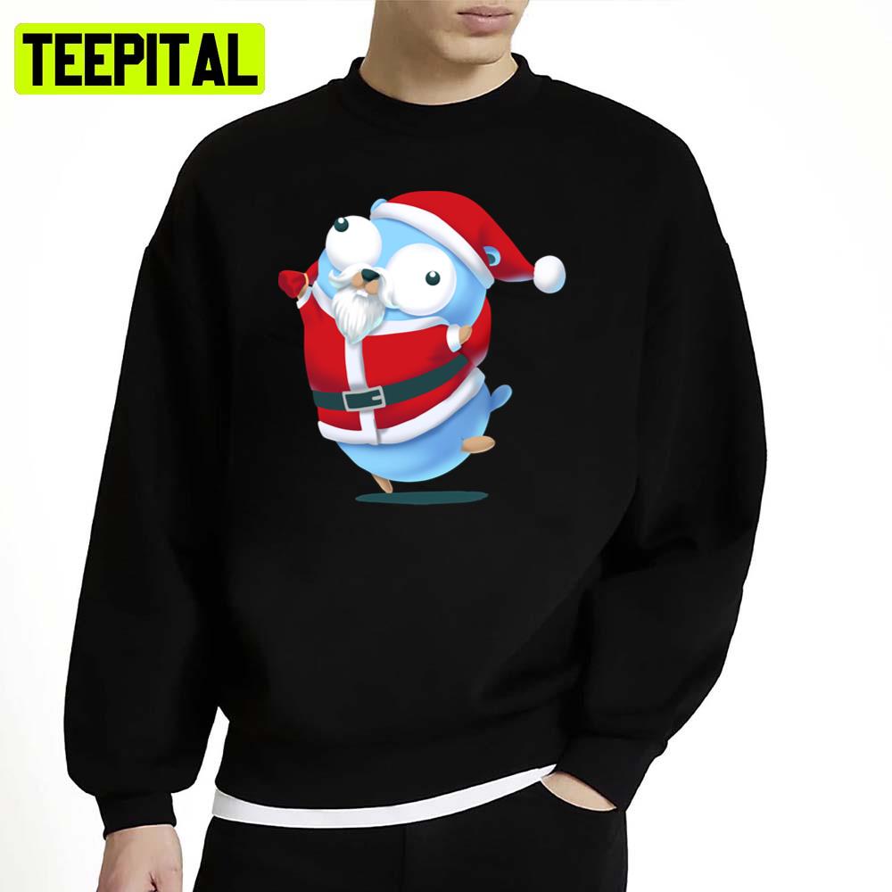Golang Gopher Mouse Go Christmas Unisex Sweatshirt