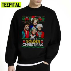 Golden Girls Quad Funny Knit Pattern Christmas Ugly Unisex Sweatshirt