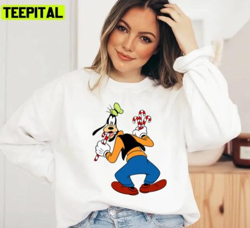 Goofy’s Got The Candy Canes Unisex Sweatshirt